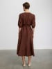 BGN Kleid in Dunkelbraun
