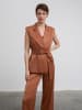 BGN Gilet cognackleurig