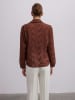 BGN Bluse in Dunkelbraun