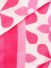 Zwillingsherz Dreieckstuch "Grafisch" in Pink/ Creme - (L)200 x (B)90 cm
