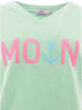 Zwillingsherz Sweatshirt "MoinZH" mintgroen/roze
