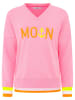 Zwillingsherz Sweatshirt "MoinZH" lichtroze/oranje