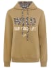 Zwillingsherz Hoodie "Wild Free" in Khaki