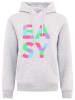 Zwillingsherz Hoodie "EASY" in Grau