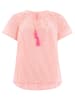 Zwillingsherz Bluse "Neon Streifen" in Orange/ Weiß/ Pink