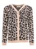 Zwillingsherz Cardigan "Gestrickter-Leo" in Beige