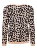 Zwillingsherz Cardigan "Gestrickter-Leo" in Beige