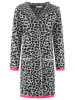 Zwillingsherz Cardigan "Leo" in Grau/ Pink/ Schwarz