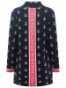 Zwillingsherz Cardigan "Anker & Strandglück" in Dunkelblau/ Pink