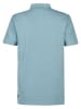 Petrol Poloshirt in Hellblau
