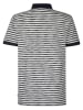 Petrol Poloshirt in Creme/ Dunkelblau