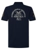 Petrol Poloshirt donkerblauw
