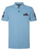 Petrol Poloshirt lichtblauw