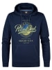 Petrol Hoodie in Dunkelblau