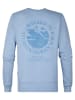 Petrol Pullover in Hellblau