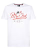 Petrol Shirt in Weiß