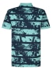 Petrol Poloshirt turquoise/donkerblauw