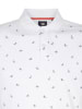 Petrol Poloshirt wit