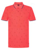 Petrol Poloshirt rood