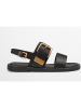 Marc O´Polo Leder-Sandalen in Schwarz