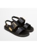 Marc O´Polo Leder-Sandalen in Schwarz