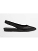 Marc O'Polo Shoes Leder-Slingballerinas in Schwarz