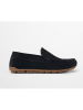 Marc O´Polo Skórzane slippersy w kolorze granatowym