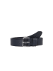 Marc O´Polo Leren riem donkerblauw