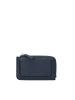 Marc O'Polo Leren portemonnee donkerblauw - (B)14 x (H)8 x (D)1,5 cm