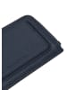 Marc O´Polo Leder-Geldbörse in Dunkelblau - (B)14 x (H)8 x (T)1,5 cm