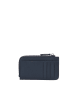 Marc O'Polo Leren portemonnee donkerblauw - (B)14 x (H)8 x (D)1,5 cm