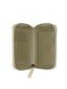 Marc O´Polo Leder-Geldbörse in Khaki - (B)13 x (H)10 x (T)2,5 cm