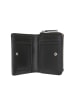 Marc O´Polo Leder-Geldbörse in Schwarz - (B)11,5 x (H)9 x (T)1,5 cm