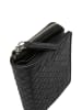 Marc O´Polo Leder-Geldbörse in Schwarz - (B)11,5 x (H)9 x (T)1,5 cm