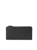 Marc O´Polo Leren portemonnee zwart - (B)20 x (H)10 x (D)2 cm
