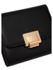 Marc O´Polo Leder-Geldbörse in Schwarz - (B)10,5 x (H)9 x (T)3 cm