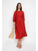 William de Faye Kleid in Rot