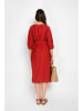 William de Faye Kleid in Rot