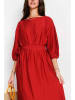 William de Faye Kleid in Rot
