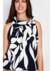 William de Faye Blouse donkerblauw/wit