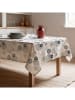 Mint Rugs Tafellaken "Nordic Caleb" wit/blauw/grijs