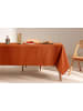 Mint Rugs Tafellaken "Smooth Sena" oranje