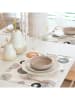 mint Deco 2-delige set: placemats "Caleb" wit/blauw/grijs - (L)50 x (B)40 cm