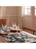 Mint Rugs 2er-Set: Tischsets "Yara" in Anthrazit/ Grün - (L)50 x (B)40 cm