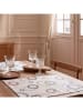 Mint Rugs Podkładki stołowe (2 szt.) w kolorze biało-beżowo-brązowym - 50 x 40 cm