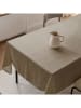 mint Deco Tischdecke "Smooth Indra" in Taupe