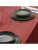 mint Deco Tischdecke "Smooth Indra" in Rot