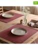 Mint Rugs 2-delige set: placemats "Indra" rood - (L)50 x (B)40 cm
