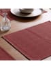 Mint Rugs 2-delige set: placemats "Indra" rood - (L)50 x (B)40 cm