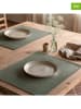 Mint Rugs 2er-Set: Tischsets "Indra" in Khaki - (L)50 x (B)40 cm